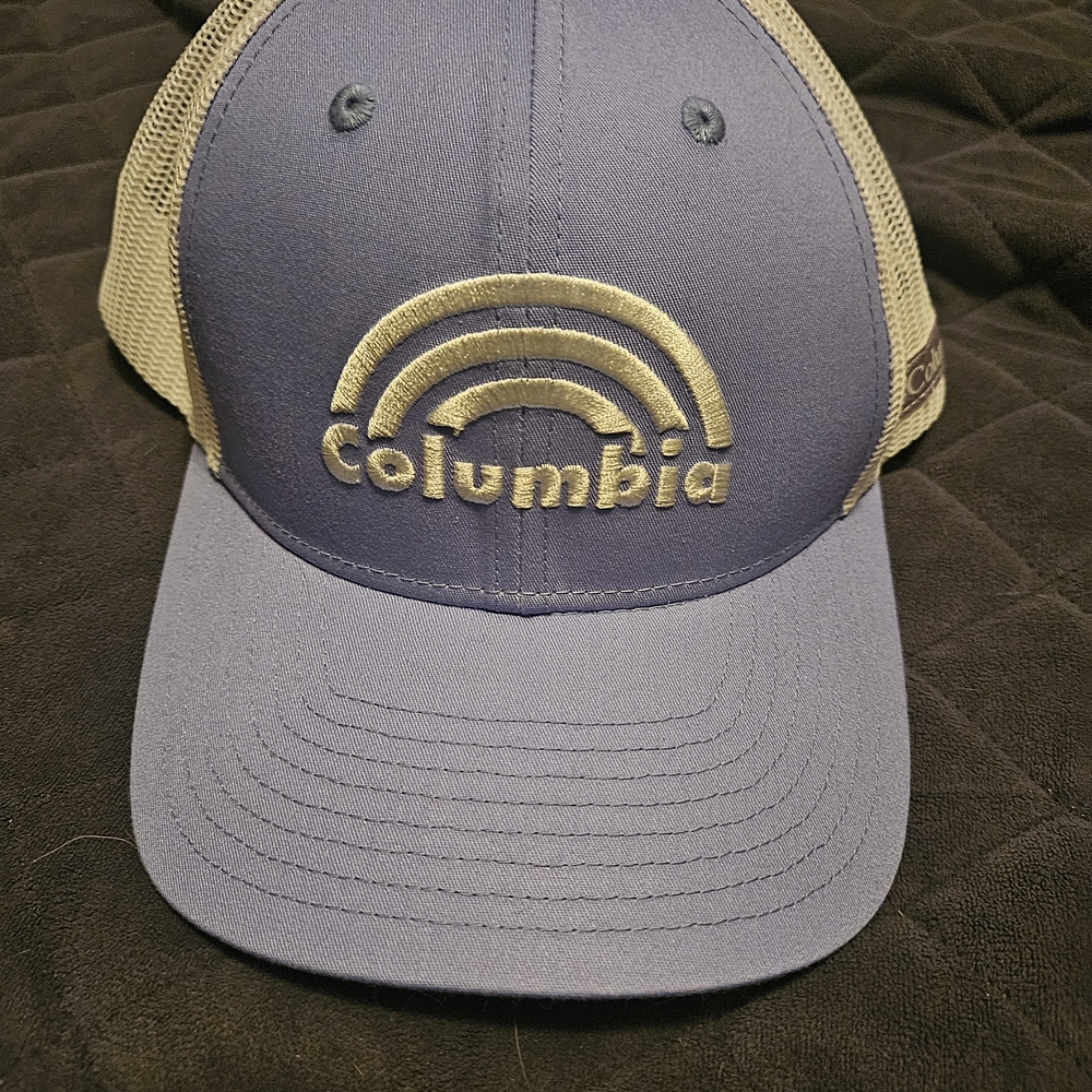 Columbia Purple And White Hat